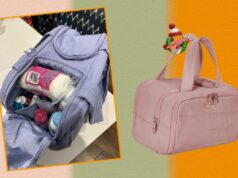 Aprovado por Oprah: esta bolsa de toalete BAGSMART está atingindo o preço mais baixo de todos os tempos na Cyber Monday bolsa inteligente