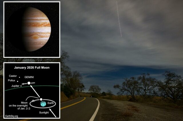 Aqui estão alguns eventos de observação do céu que você Aqui estão alguns eventos de observação do céu que você deve observar em janeiro – incluindo a Lua do Lobo