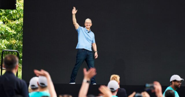 Evento da Apple Tim Cook