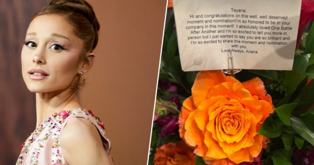 Ariana Grande escreveu uma nota para Teyana Taylor antes do Ariana Grande escreveu uma nota para Teyana Taylor antes do Globo de Ouro. O que diz