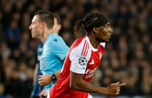 Arsenal mantém seqüência consecutiva na Liga dos Campeões em Brugge, enquanto o detentor do PSG segura Noni Madueke, do Arsenal, marca seu primeiro gol