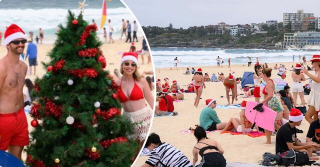 As festividades de Natal voltam a Bondi
