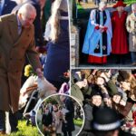 As filhas do ex-príncipe Andrew em desgraça mostram frente unida com a realeza na missa de Natal: fotos