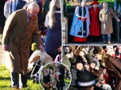 As filhas do ex-príncipe Andrew em desgraça mostram frente unida com a realeza na missa de Natal: fotos As filhas do ex-príncipe Andrew em desgraça mostram frente unida com a realeza na missa de Natal: fotos