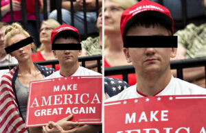 As pessoas estão enojadas com este apoiador de Trump, que só se arrepende de ter votado agora que seus funcionários indocumentados estão sendo detidos Gráfico do BuzzFeed com texto alterado: "Economia" está riscado e substituído por "Ódio Assistir" acima "*Donnie."