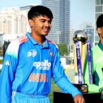 As seleções sub-19 da Índia e do Paquistão continuam o gesto de ‘sem aperto de mão’ após a final da Copa da Ásia