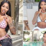 Asian Da Brat surpreende em biquínis em férias tropicais