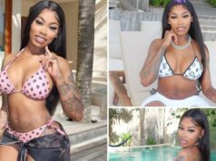 Asiático Da Brat surpreende de biquíni em férias tropicais Asian Da Brat surpreende em biquínis em férias tropicais