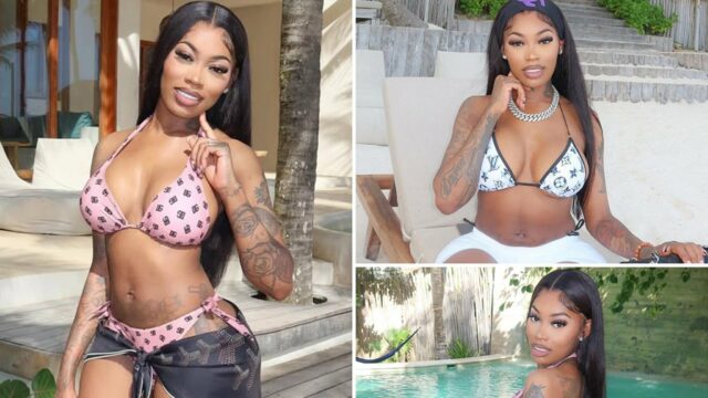 Asiático Da Brat surpreende de biquíni em férias tropicais Asian Da Brat surpreende em biquínis em férias tropicais