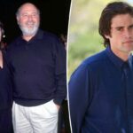 Nick Reiner posando para uma sessão de fotos.