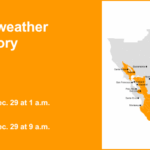 Atualização: aviso de tempo frio para regiões do interior da Bay Area na segunda-feira – temperaturas cairão para 34