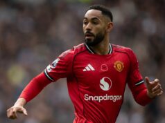 Atualização física de Matheus Cunha antes do Manchester United x West Ham Matheus Cunha celebrates against Brighton