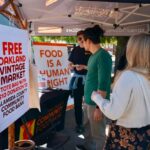 Banco de alimentos do condado de Alameda faz parceria com loja vintage para oferecer sacolas gratuitas com doações