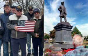 Bandeiras americanas em três memoriais de veteranos de guerra de Boston vandalizadas: ‘um tapa na cara’ Bandeiras americanas em três memoriais de veteranos de guerra de Boston vandalizadas: 'um tapa na cara'