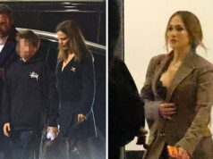 Ben Affleck vê Jennifer Garner e Jennifer Lopez no show do filho Samuel ben-affleck-jennifer-lopez-backgrid-1
