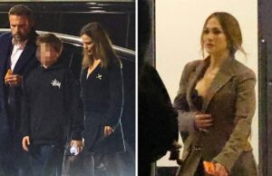 Ben Affleck vê Jennifer Garner e Jennifer Lopez no show do filho Samuel ben-affleck-jennifer-lopez-backgrid-1