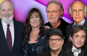 Billy Crystal, Larry David, Martin Short e Albert Brooks homenageiam Rob e Michele Reiner Albert-brooks-billy-crystal,-larry-david,-martin-short-com-rob-e-michelle-reiner-getty-1