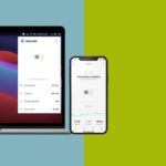 Ilustração de um smartphone exibindo um artigo sobre o fim dos poderosos bloqueadores de anúncios, com o logotipo do AdGuard.