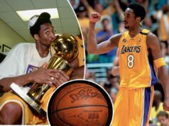 Bola do campeonato de Kobe Bryant alcança recorde de US$ 508 mil em leilão Bola do campeonato de Kobe Bryant alcança recorde de US$ 508 mil em leilão