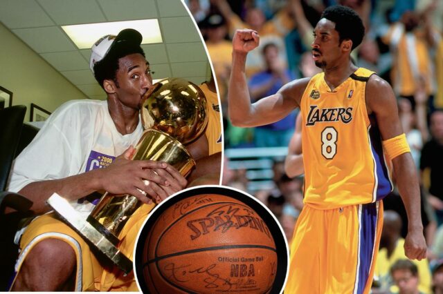 Bola do campeonato de Kobe Bryant alcança recorde de US$ Bola do campeonato de Kobe Bryant alcança recorde de US$ 508 mil em leilão