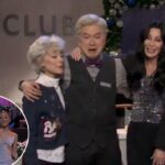 Bowen Yang apareceu ao lado de Ariana Grande e Cher durante seu esboço final como