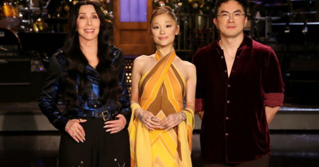 Bowen Yang se despede do ‘SNL’ com ajuda de Ariana Grande, Cher e Aidy Bryant
