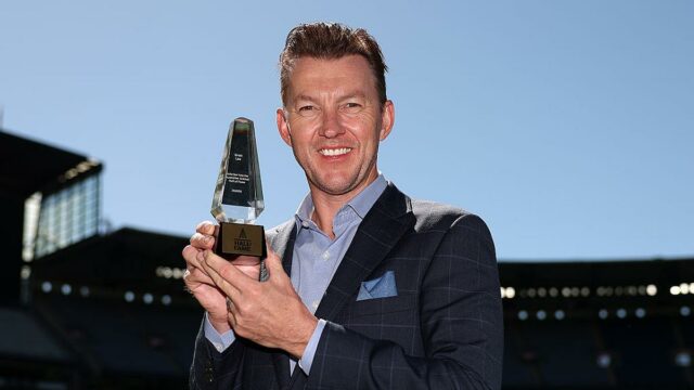 Brett Lee introduzido no Australian Cricket Hall Of Fame lightbox-info