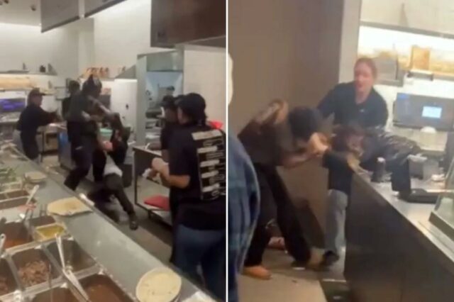 Polícia investiga briga violenta entre clientes e funcionários em West Hartford Chipotle
