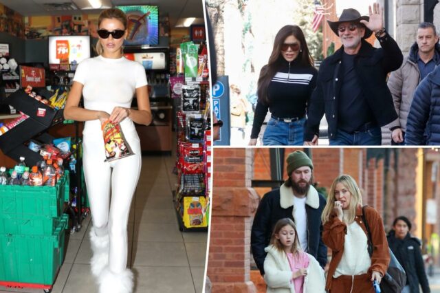 Brooks Nader dá início ao Natal com Lauren Sánchez, Jeff Bezos e Kate Hudson no clube exclusivo para membros de Aspen
