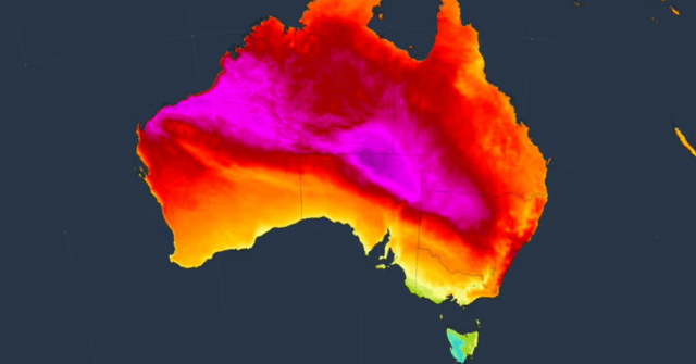 Calor escaldante cobrirá 4.000 km da Austrália neste fim de semana
