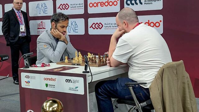 Campeonato Mundial de Blitz da FIDE 2025: Arjun Erigaisi na liderança conjunta com Caruana, Vachier-Lagrave após 13 rodadas
