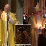 Cardeal Dolan celebra última missa da meia-noite na Catedral de São Patrício antes de se aposentar