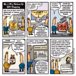 Cartoon: Dilema ético de compras