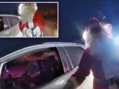 Casal de idosos vestido de Papai Noel, Dona Noel parou por excesso de velocidade em Ohio: ‘Papai Noel tem CCW?’ Casal de idosos vestido de Papai Noel, Dona Noel parou por excesso de velocidade em Ohio: 'Papai Noel tem CCW?'