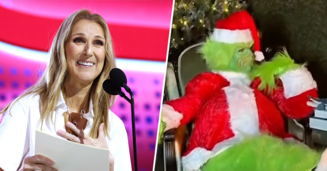 Céline Dion canta 'All By Myself' no Natal ... como o Grinch
