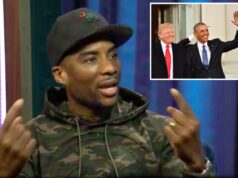 Charlamagne tha God chama os democratas por ‘brincar de pé’ com Trump depois de chamá-lo de fascista Charlamagne Tha Deus falando.