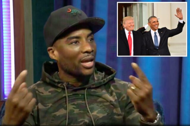 Charlamagne tha God chama os democratas por ‘brincar de pé’ Charlamagne Tha Deus falando.