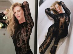 Charlize Theron está ‘quente como o inferno’ em macacão de renda transparente: ‘Senhora, você não pode simplesmente postar isso sem avisar’ Charlize Theron está 'quente como o inferno' em macacão de renda transparente: 'Senhora, você não pode simplesmente postar isso sem avisar'