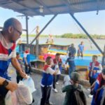 Chegando a Langsa, PGN segue rota marítima para evacuação e distribuição logística