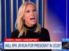 Cheryl Hines ri da possibilidade de candidatura presidencial de RFK Jr. em 2028: ‘Vou dizer que não, ele não’ | Vídeo Cheryl Hines ri da possibilidade de candidatura presidencial de RFK Jr. em 2028: 'Vou dizer que não, ele não' | Vídeo