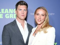 Colin Jost brinca que Scarlett Johansson é seu ‘trem da alegria’ no ‘SNL’ Joke Swap As piadas mais engraçadas de Colin Jost sobre a esposa Scarlett Johansson na 49ª temporada de 'Saturday Night Live' apresentadas