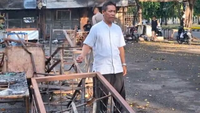 Comerciantes de Kalibata ainda traumatizados, Polda Metro presente para prestar Comerciantes de Kalibata ainda traumatizados, Polda Metro presente para prestar assistência