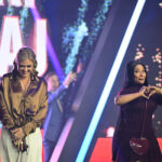 Nicki Minaj fala durante o AmericaFest 2025 da Turning Point USA, domingo, 21 de dezembro de 2025, em Phoenix. (Foto AP/Jon Cherry)