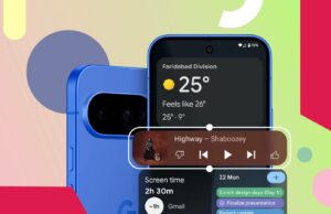 Como alterar os widgets da tela de bloqueio do Google Pixel 10 Google Pixel 10 Pro sentado em uma fonte