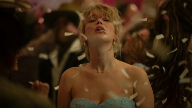 Jennifer Lawrence e Robert Pattinson em 