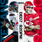 Como assistir Texans vs Chiefs: transmissão ao vivo NFL Sunday Night Football, canal de TV