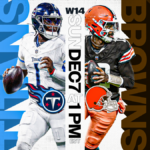Como assistir Titans vs Browns: transmissão ao vivo da NFL, canal de TV