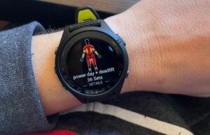 Como (e por que) uso meu relógio de corrida Garmin para monitorar descansos durante treinos de força Um treino no Garmin Connect web