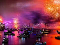 Como estará o tempo na sua cidade na véspera de Ano Novo Os fogos de artifício da meia-noite da véspera de Ano Novo no porto de Sydney, vistos da cadeira da Sra. Macquaries. 31 de dezembro de 2024. Foto: Wolter Peeters, The Sydney Morning Herald.