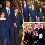 Como os 3 filhos de Kate Middleton deram um toque personalizado à decoração do serviço de Natal da mãe